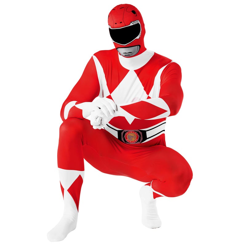 Morphsuits Official Red Power Ranger Morphsuit Costume - X-Large 5'10 - 6'1 (176cm - 185cm) - Image 4